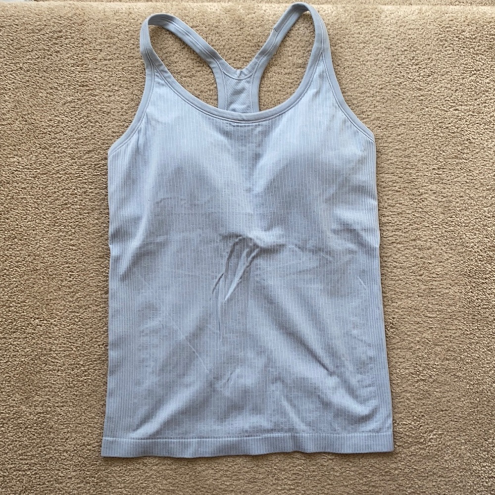 Lululemon Ebb to Street Blue Tank Top